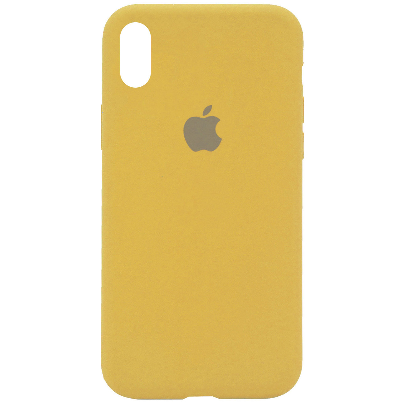 

Чехол Silicone Case Full Protective (AA) для Apple iPhone X (5.8") / XS (5.8"), Золотой / gold