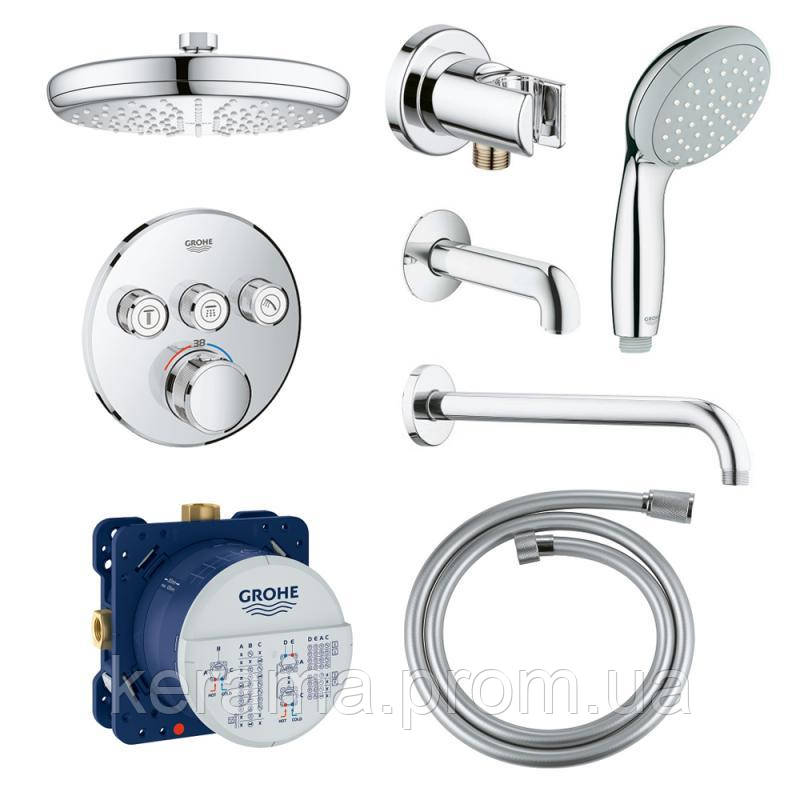 

Душевая система Grohe Grohtherm SmartControl 34614SC2, Хром