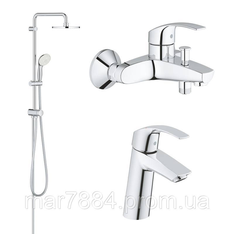 

Набор смесителей Grohe Eurosmart 123389M, Хром