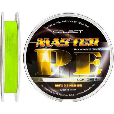 Шнур Select Master PE 150m салатовый 0.12мм 15кг (1870.01.52)