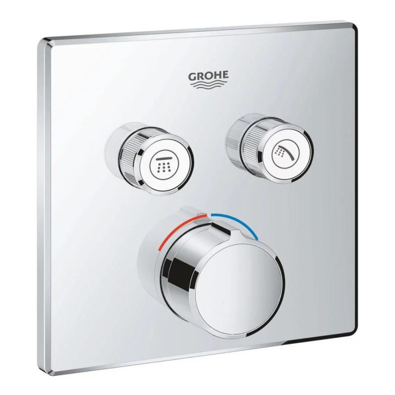 

Внешняя часть смесителя для душа Grohe SmartControl 29148000 на два потребителя, Хром