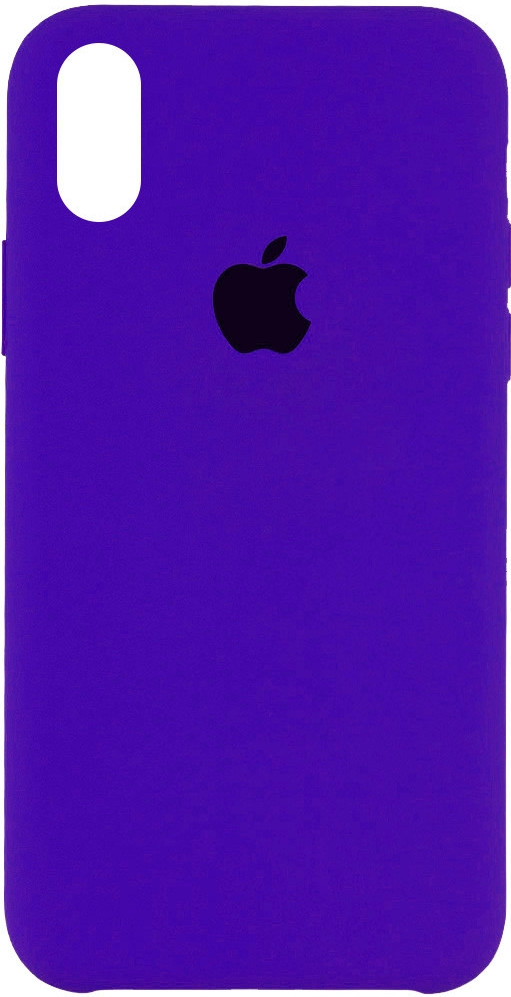 

Чехол Silicone Case (AA) для Apple iPhone X (5.8") / XS (5.8, Синий / shiny blue