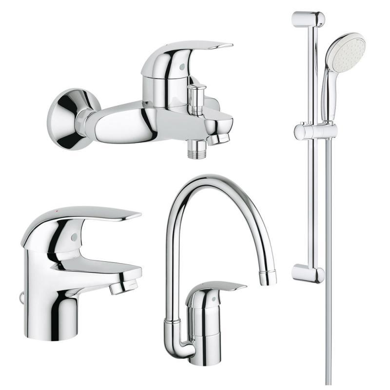 

Набор смесителей Grohe Euroeco 123242K, Хром