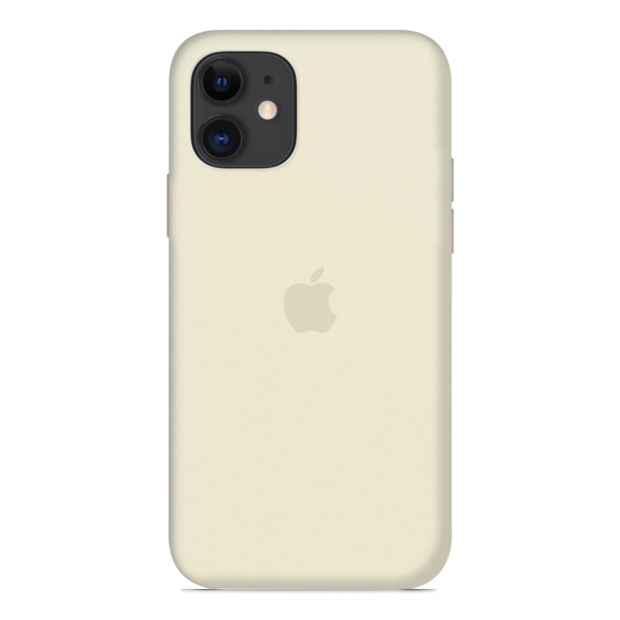 

Чехол Siicone Case iPhone 12Max/12Pro (yellow) antigue white