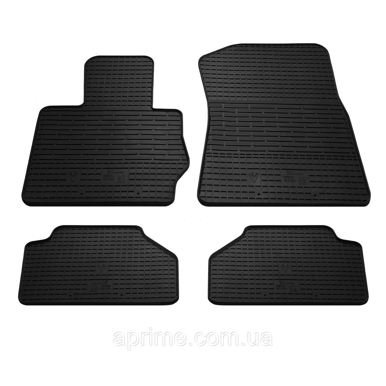 

BMW X3 (F25)/BMW X4 (F26) - комплект качественных резиновых ковриков. Комплект 4 шт. (2010-2017), Черный