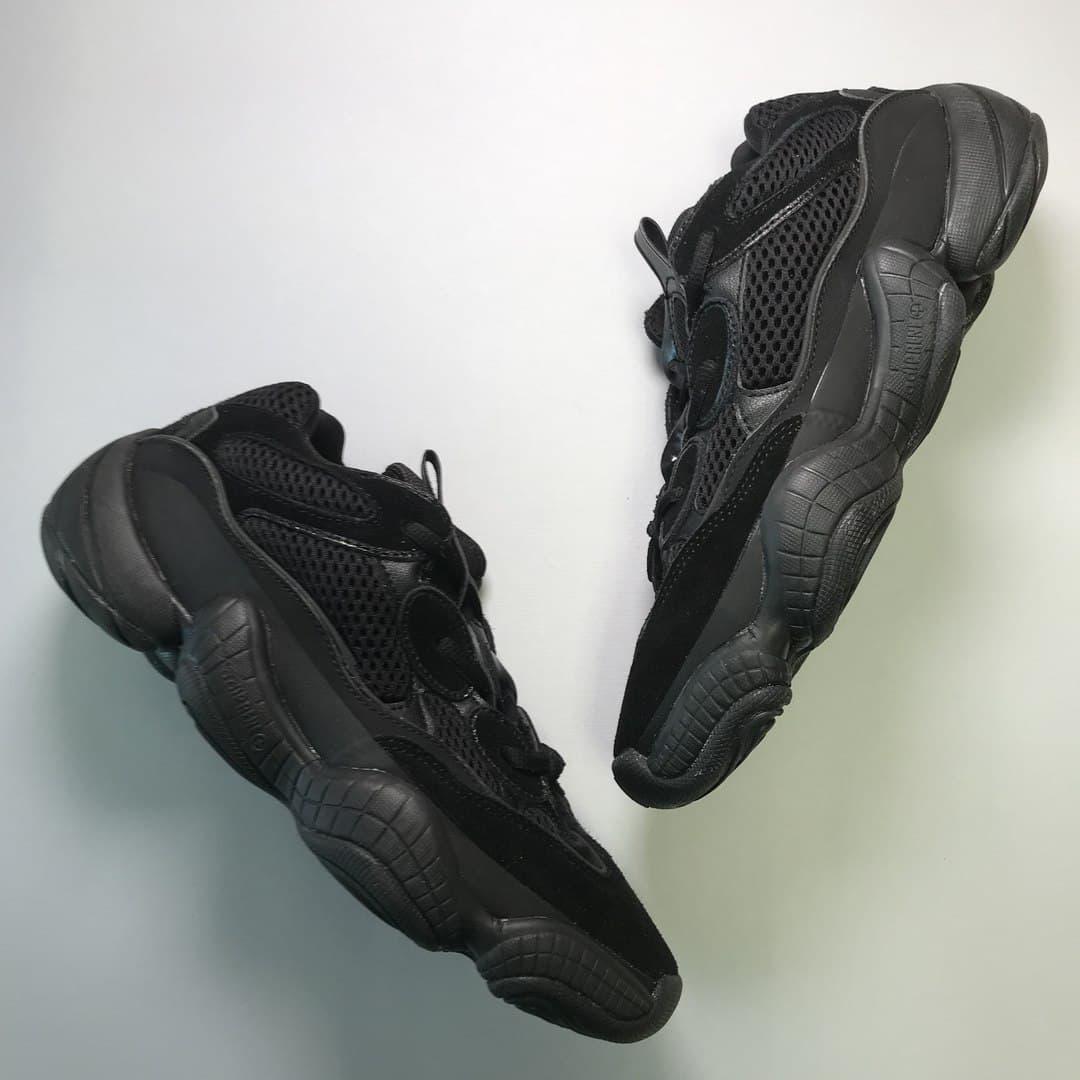 

Женские кроссовки Adidas Yeezy 500 Full Black / Адидас Изи 500 Черные 40, Черный