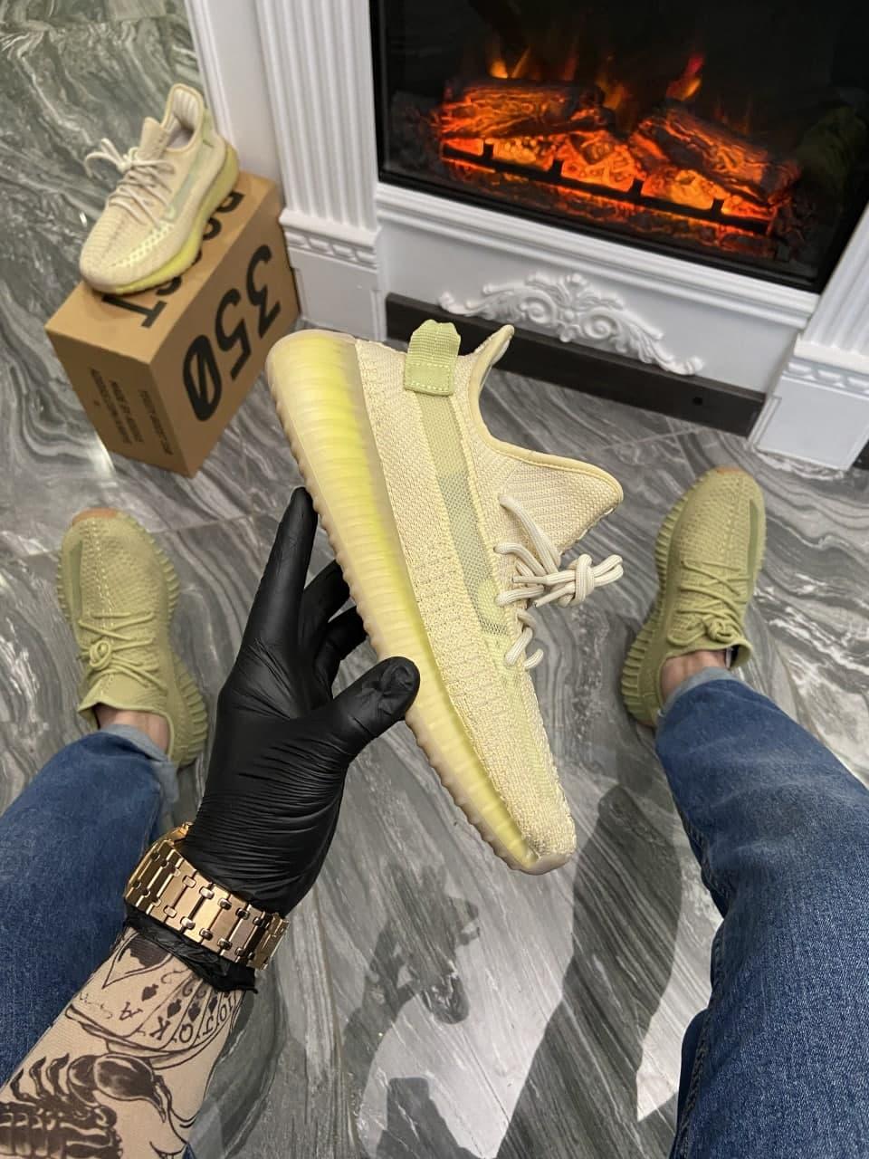 

Женские кроссовки Adidas Yeezy Boost 350 Flax Beige / Адидас Изи Буст 350 Бежевые 37, Бежевый