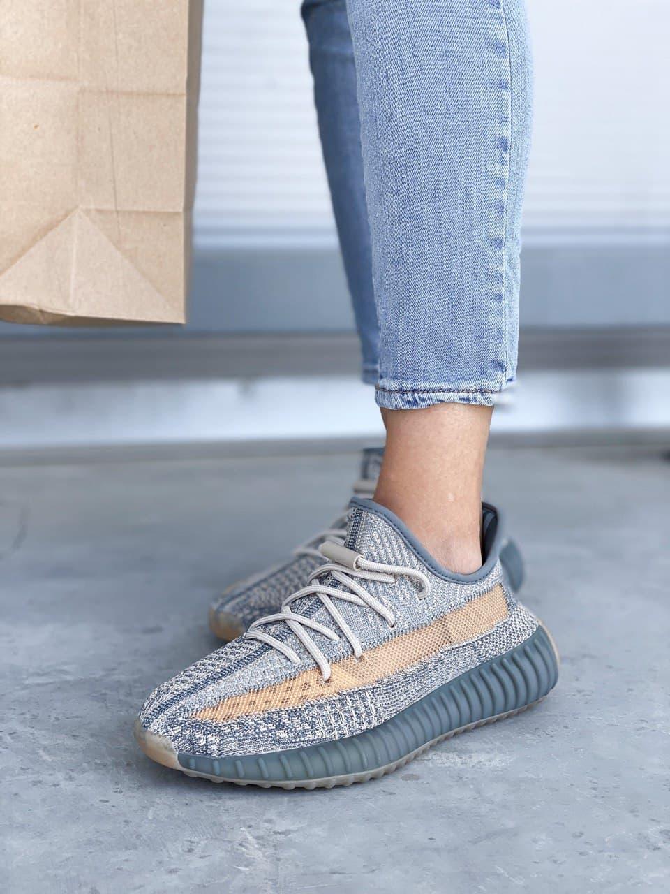 

Женские кроссовки Adidas Yeezy Boost 350 V2 Israfil / Адидас Изи Буст 350 в2 Исрафил Серые 41, Серый