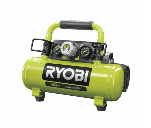 

Компрессор автомобильный Ryobi One+, R18AC-0, 4л, 8 бар (без АКБ и ЗУ) (5133004540)