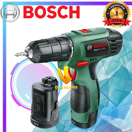 

Шуруповерт аккумуляторный Bosch PBA Easy Drill 1200