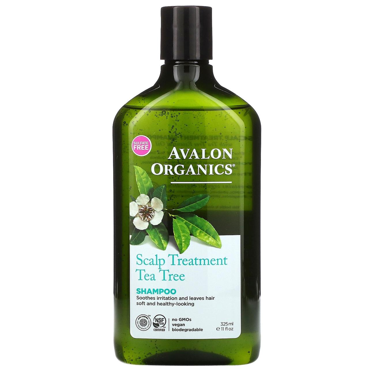 

Avalon Organics, Шампунь для кожи головы, чайное дерево, 325 мл (11 жидк. унций)