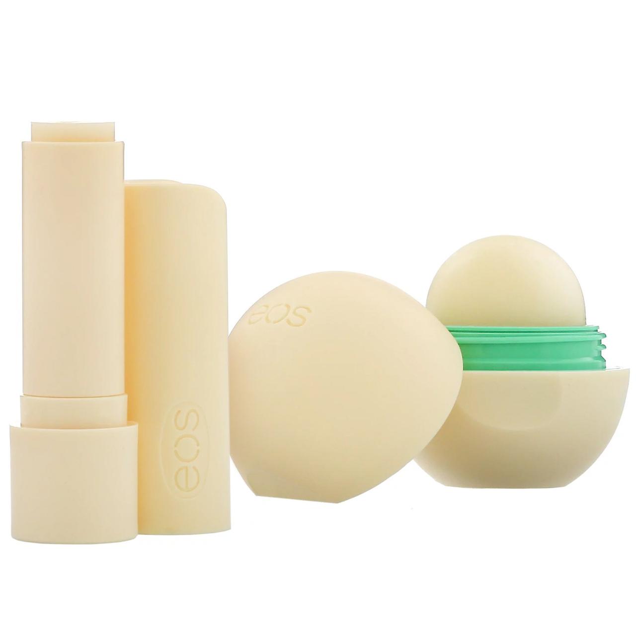 

EOS, 100% Natural Shea Lip Balm, Vanilla Bean, 2 Pack, 0.39 oz (11 g)