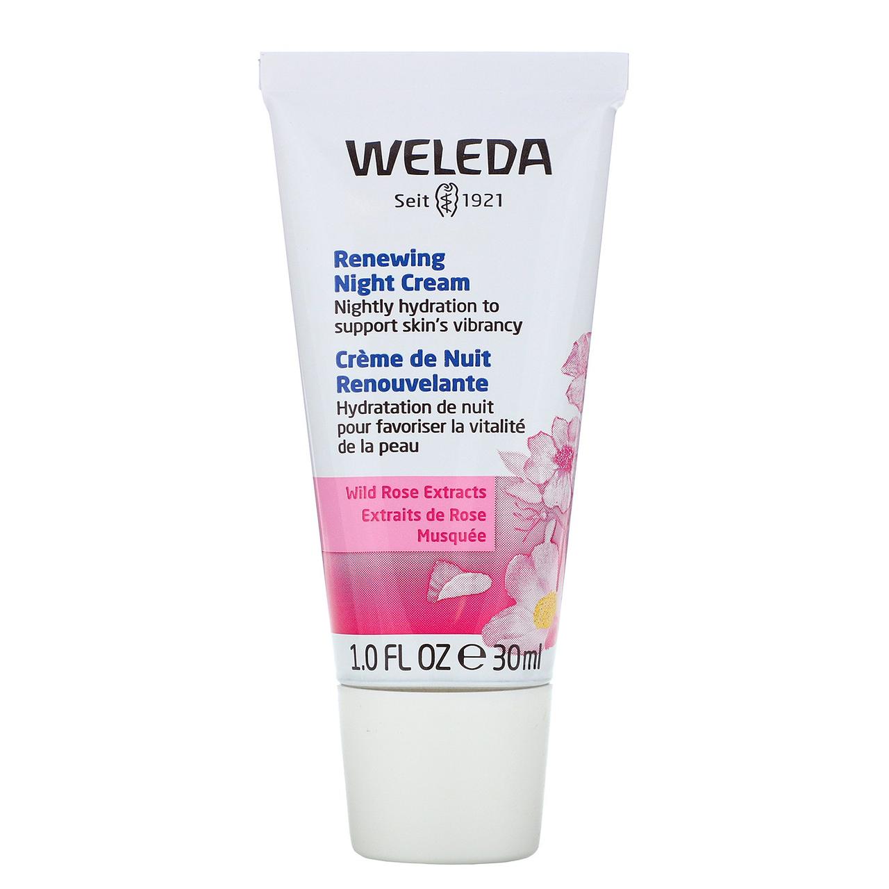 

Weleda, Обновляющий ночной крем, эктракт шиповника, 1,0 ж. унц. (30 мл)