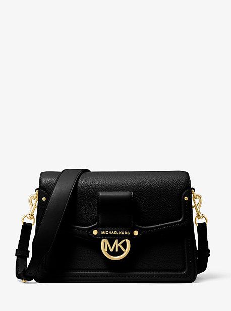 

Сумка Michael KORS Jessie Medium Pebbled Leather Shoulder Bag черная ОРИГИНАЛ