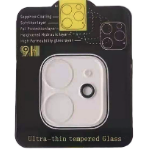 

Защитное стекло для камеры iPhone 12, 6.1", для айфон, захисне скло, Серебристый