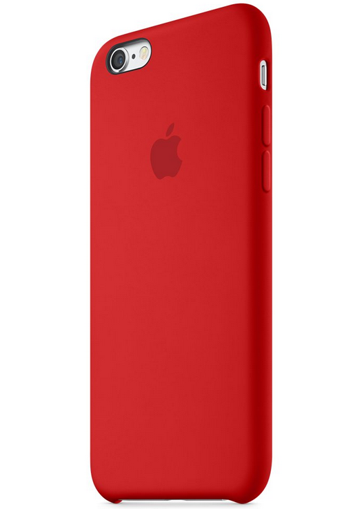 

Силиконовый чехол Silicone Case бампер для iPhone 6 6S (red) красний, Мятный