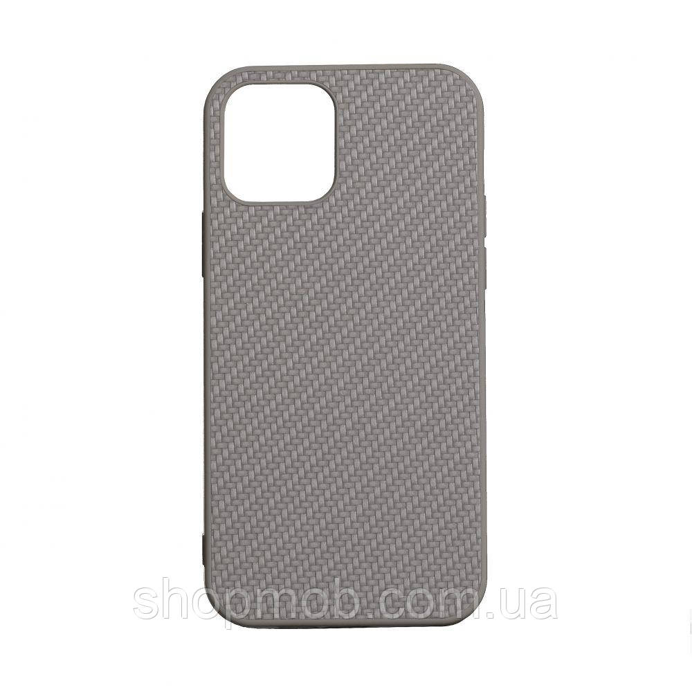 

Чехол Carbon for Apple Iphone 12 / 12 Pro HQ Цвет Серый