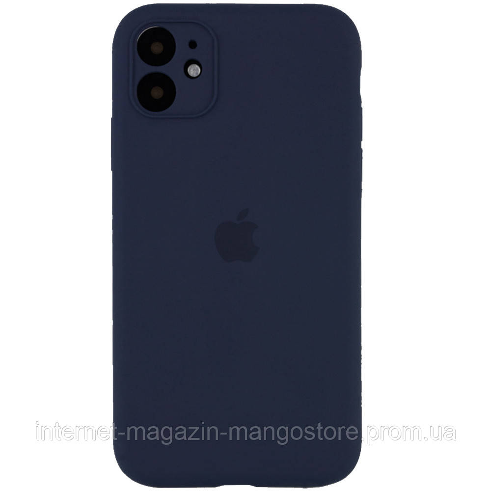 

Чехол Silicone Case Full Camera Protective (AA) для Apple iPhone 12 mini (5.4"), Темно-синий / midnight blue