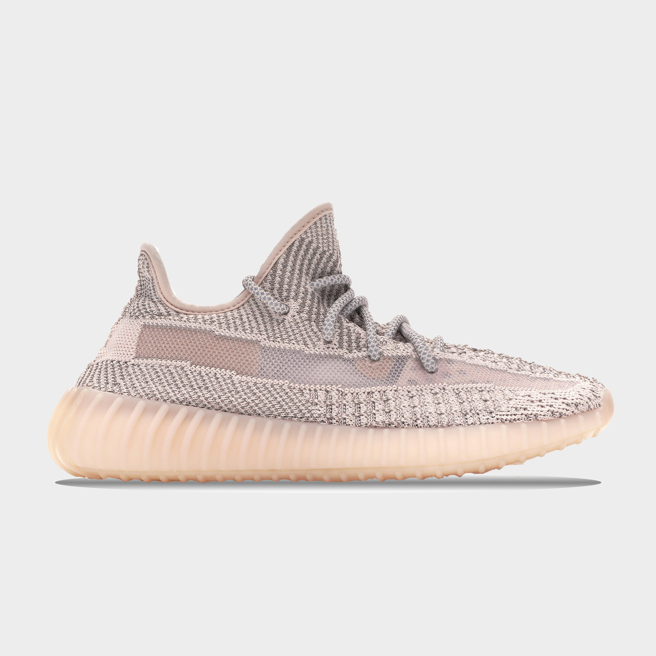 

Мужские кроссовки Adidas Yeezy 350 v2 synth (Розовые) Адидас Изи 350 Рефлектив Шнурки 41, Розовый