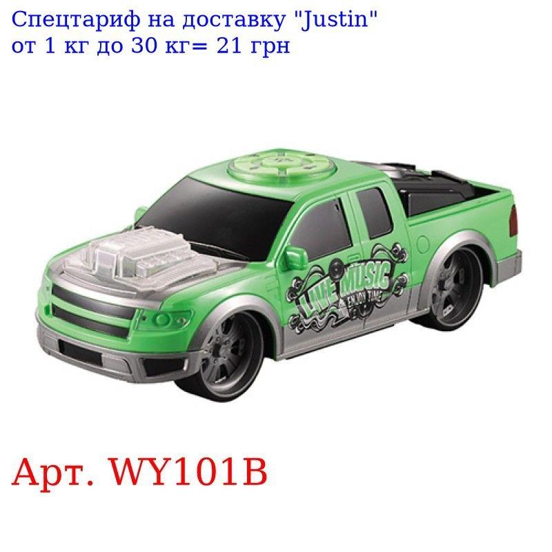 

Машина WY101B 24см, муз, звук, свет, ездит на бат-ке, в кор-ке, 31-16, 5-14см