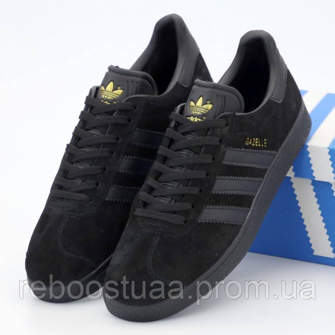 

Чоловічі кросівки в стилі Adidas Gazelle OG, чорний, В'єтнам 42, Черный