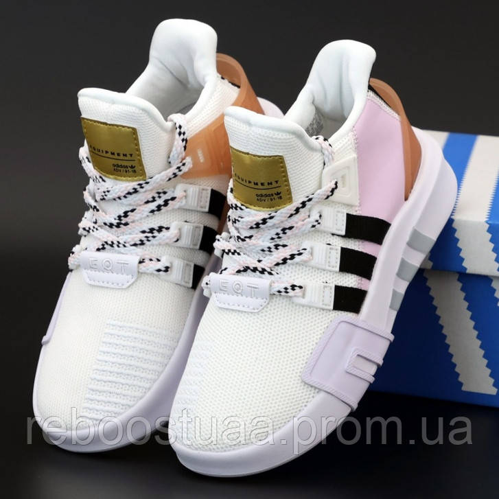 

Жіночі кросівки в стилі Adidas EQT BASK ADV, білий, рожевий, коричневий, чорний, В'єтнам 40, Разные цвета