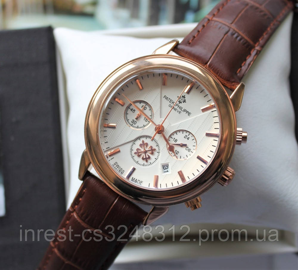 

Мужские наручные часы Patek Philippe brown&bronze