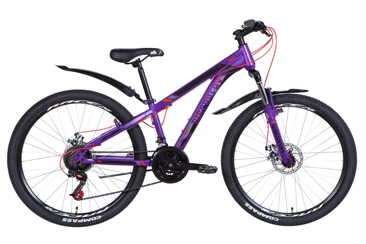 

Горный велосипед DISCOVERY TREK AM DD 26" (фиолетовый) r18