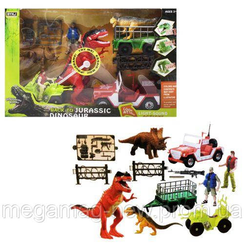 

Игровой набор "Back to Jurassic Dinosaur", красный 7733, BYKJ, Игрушки животных силиконовые или резиновые,