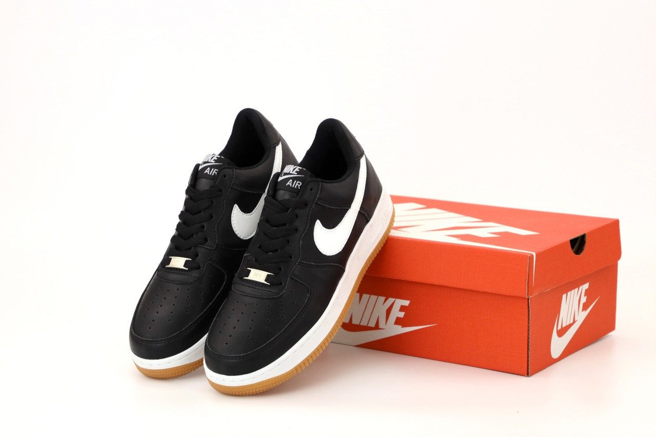 

Мужские кроссовки Nike Air Force 1 Low Black/White, Черный