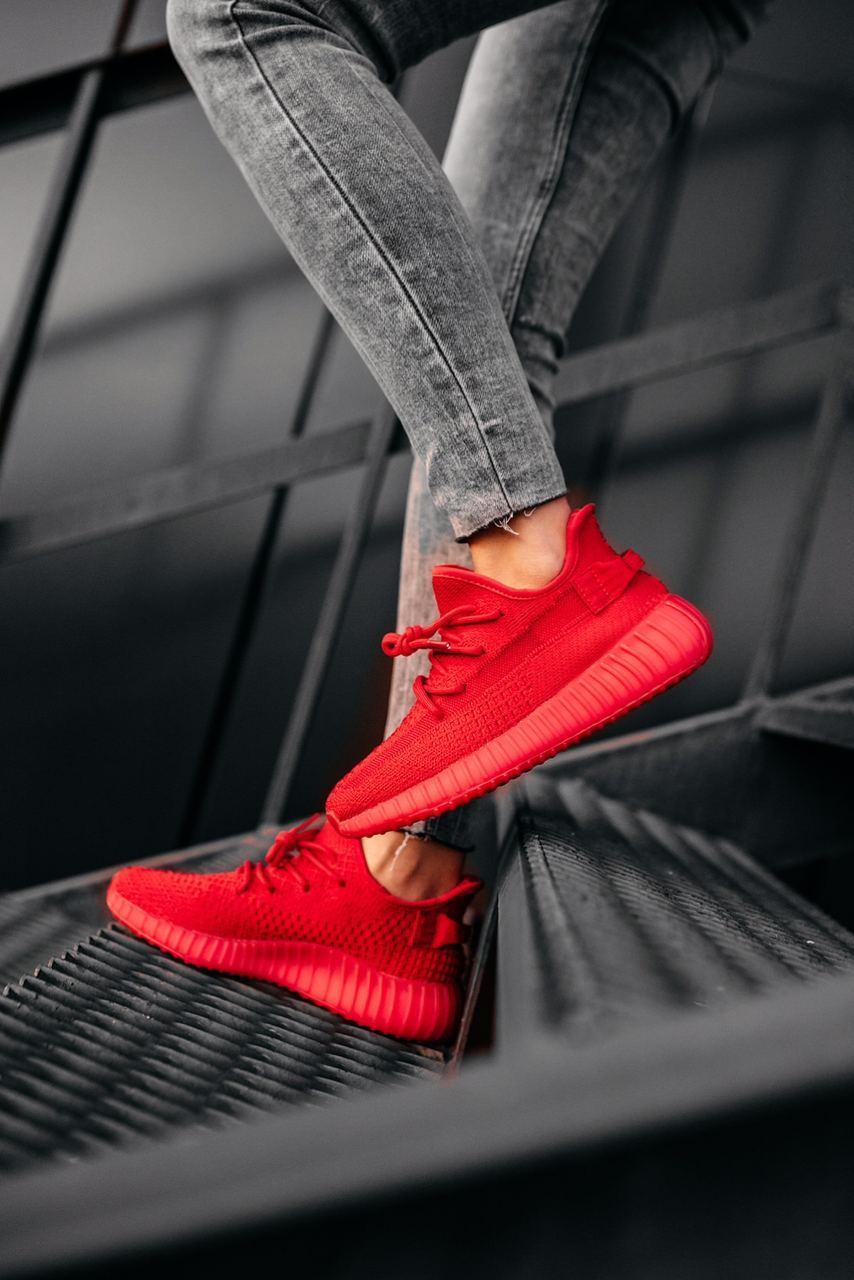 

Женские кроссовки Adidas Yeezy Boost 350 v2 Red / Адидас Изи Буст 350 в2 Красные 37, Красный