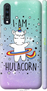 

Чехол на Galaxy A70 2019 A705F I'm hulacorn "3976c-1675-44019", Голубой