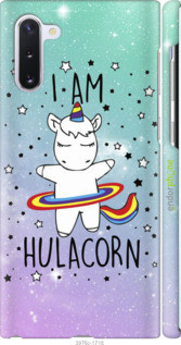 

Чехол на Samsung Galaxy Note 10 I'm hulacorn "3976c-1718-44019", Голубой