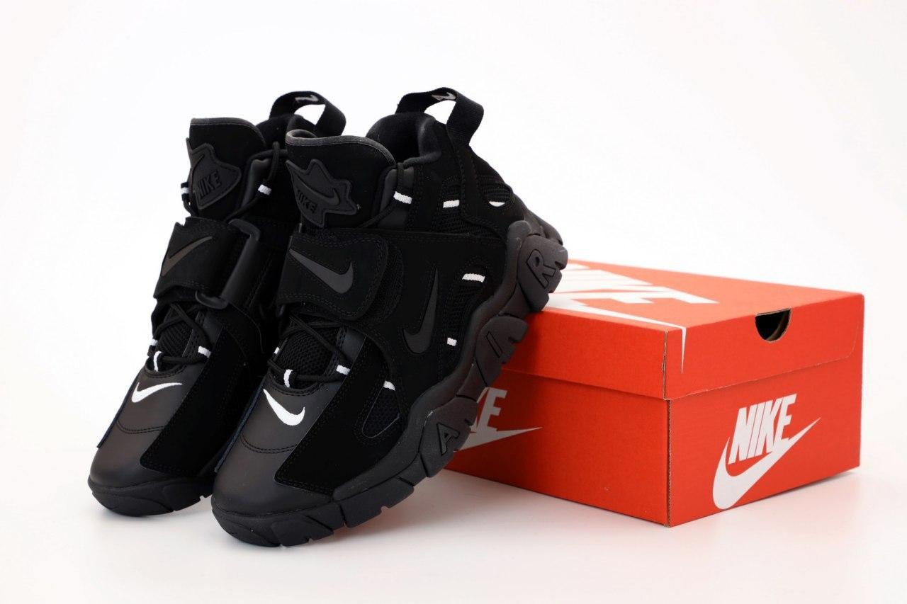 

Мужские кроссовки Nike Air Barrage Mid Black / Найк Аир Бараж Мид Черные 44, Черный