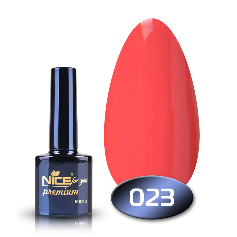 

Гель-лак Nice For You Premium №023 коралловый 8,5 г.