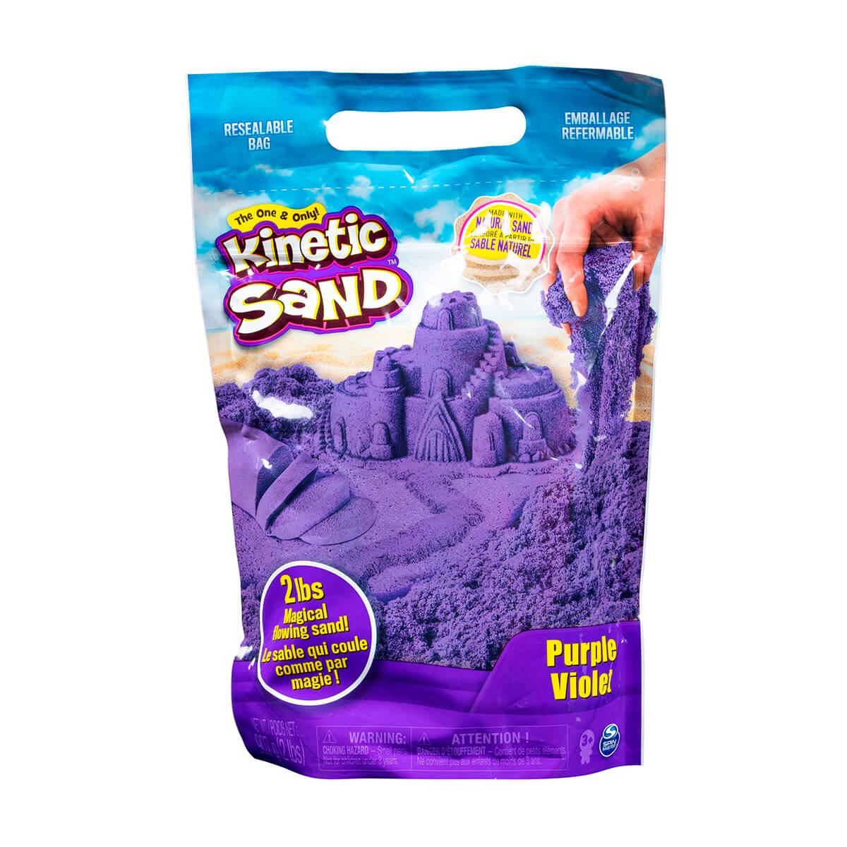 

Кинетический песок Kinetic Sand Colour фиолетовый 907 г (71453P), Сиреневый