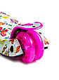 + Шлем +Детский самокат Макси Scale Sports Бабочки Светящиеся колеса от 3-х лет, фото 5