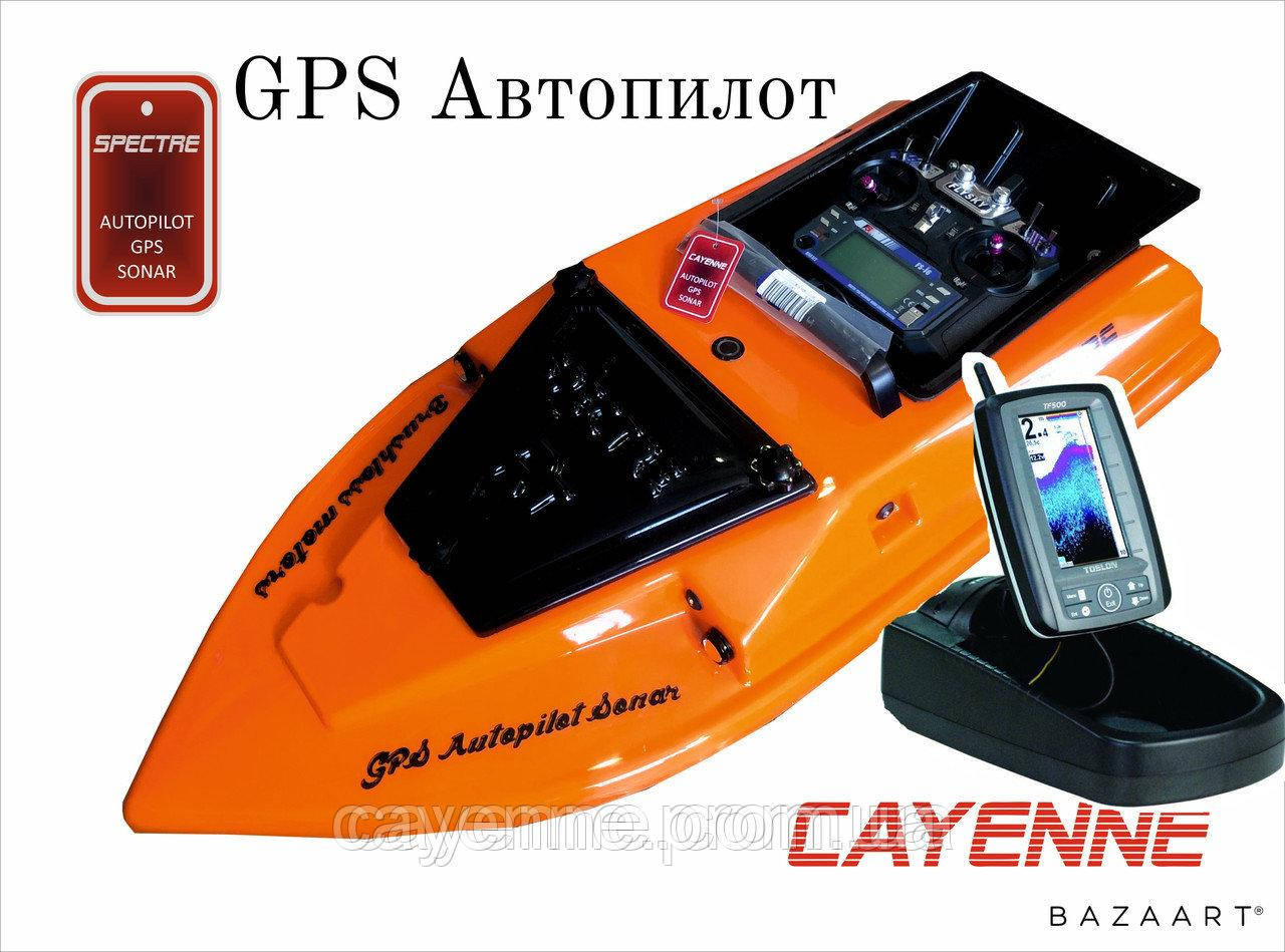 

Карповый кораблик для прикормки эхолот Toslon TF500 SPECTRE RT GPS Автопилот Оранжевый