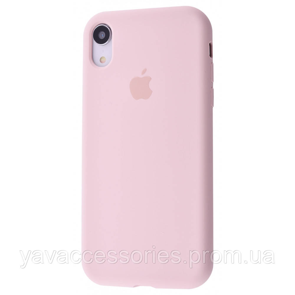 

Silicone Case Full Cover iPhone Xr pink_sand