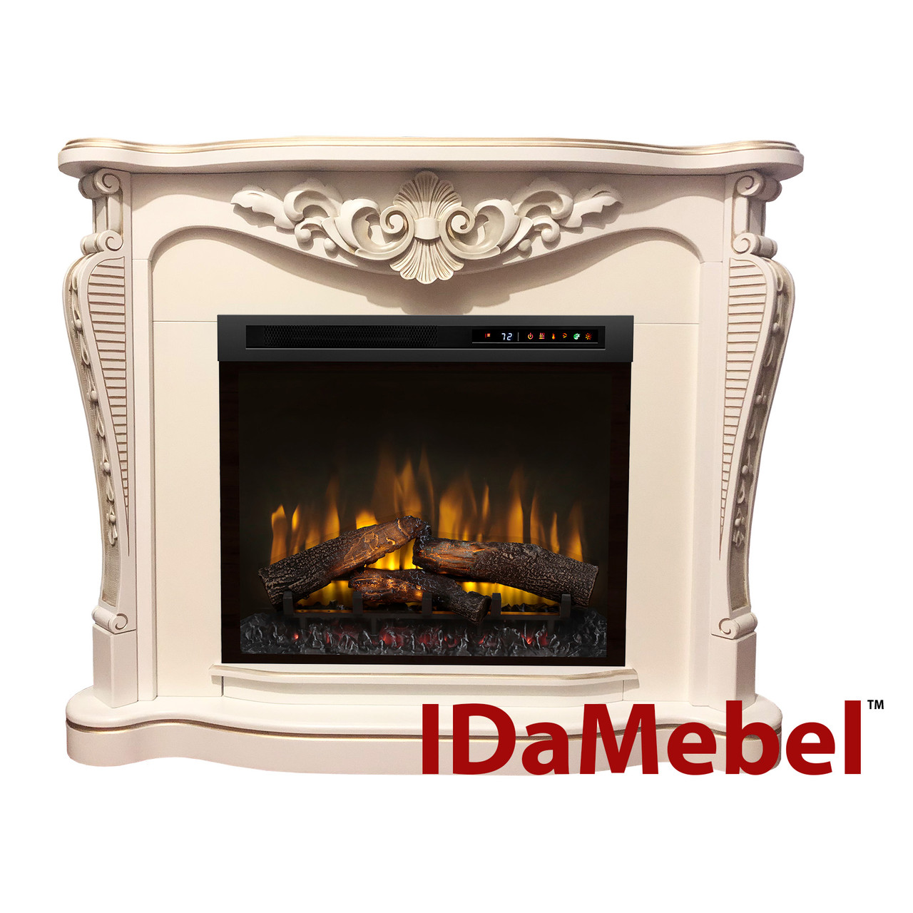 

Каминокомплект IDaMebel Dallas White Dimplex XHD28