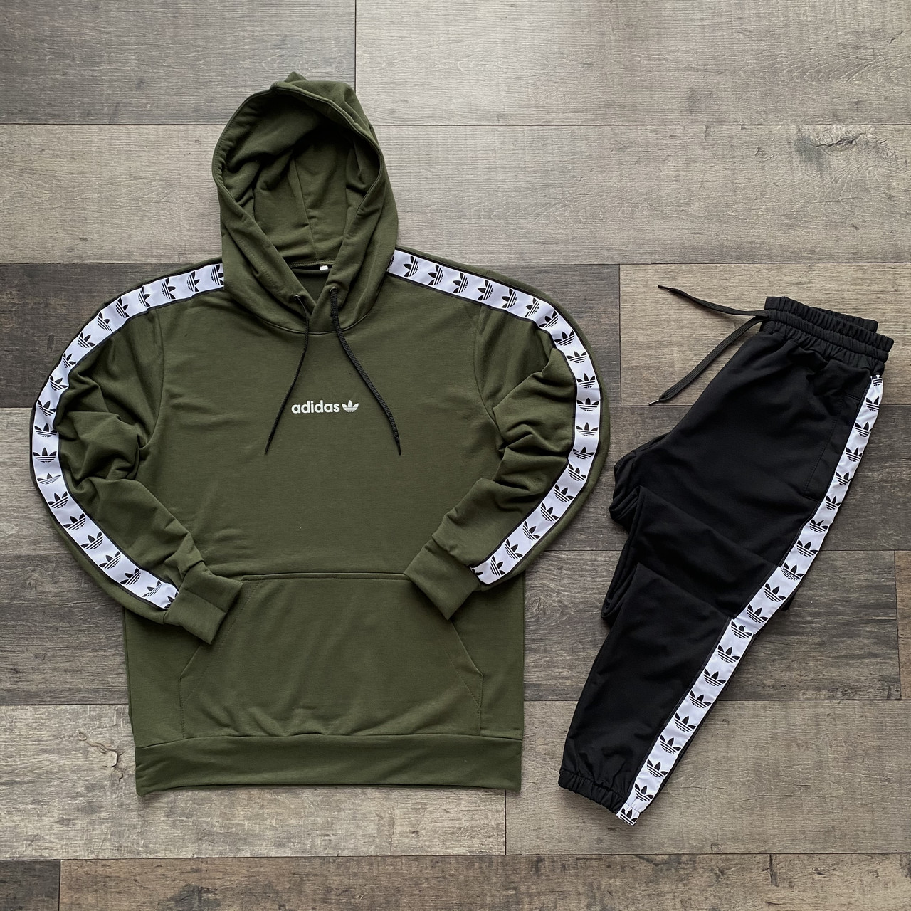 

Спортивный костюм мужской в стиле Adidas (Адидас) размер: XS, S, M, L, XL, Черный