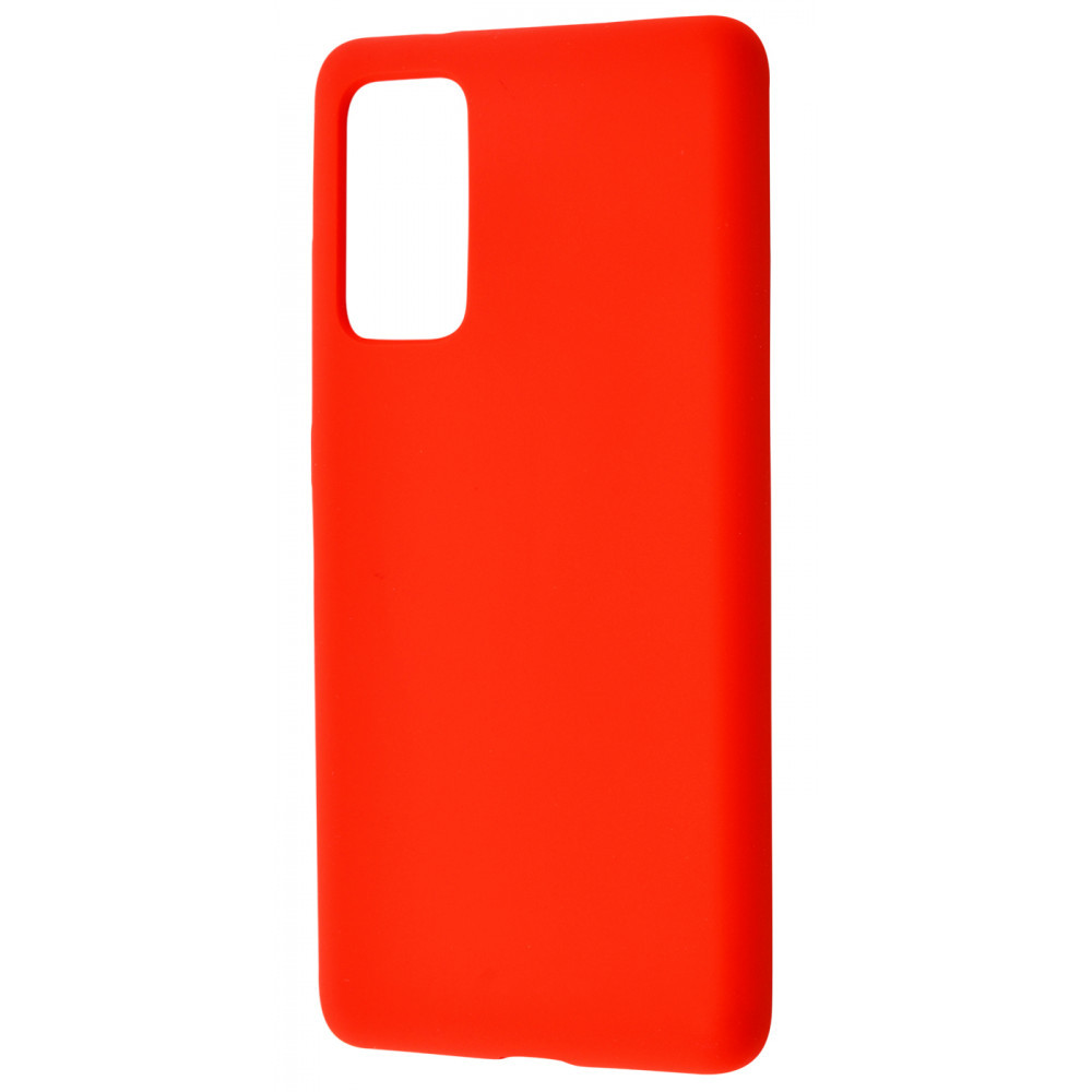 

Чехол накладка Samsung Galaxy S20 FE WAVE Full Silicone Cover red