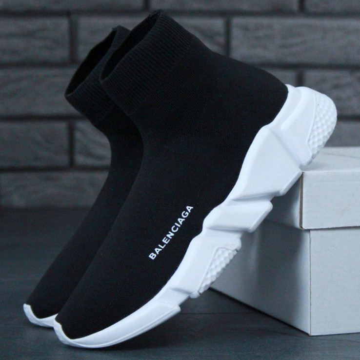 

Женские кроссовки в стиле Balenciaga Speed Trainer, черный, Вьетнам (КД-4)м2