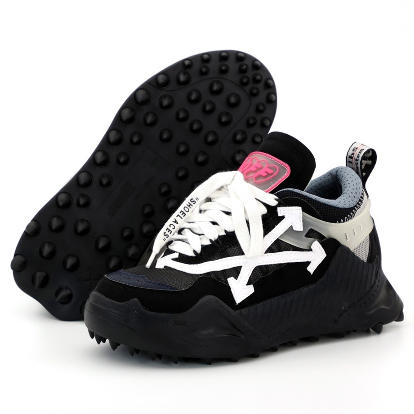 

Женские кроссовки в стиле Off-White Odsy-1000, белый, черный, розовый, Вьетнам 39 (КД-4)м2