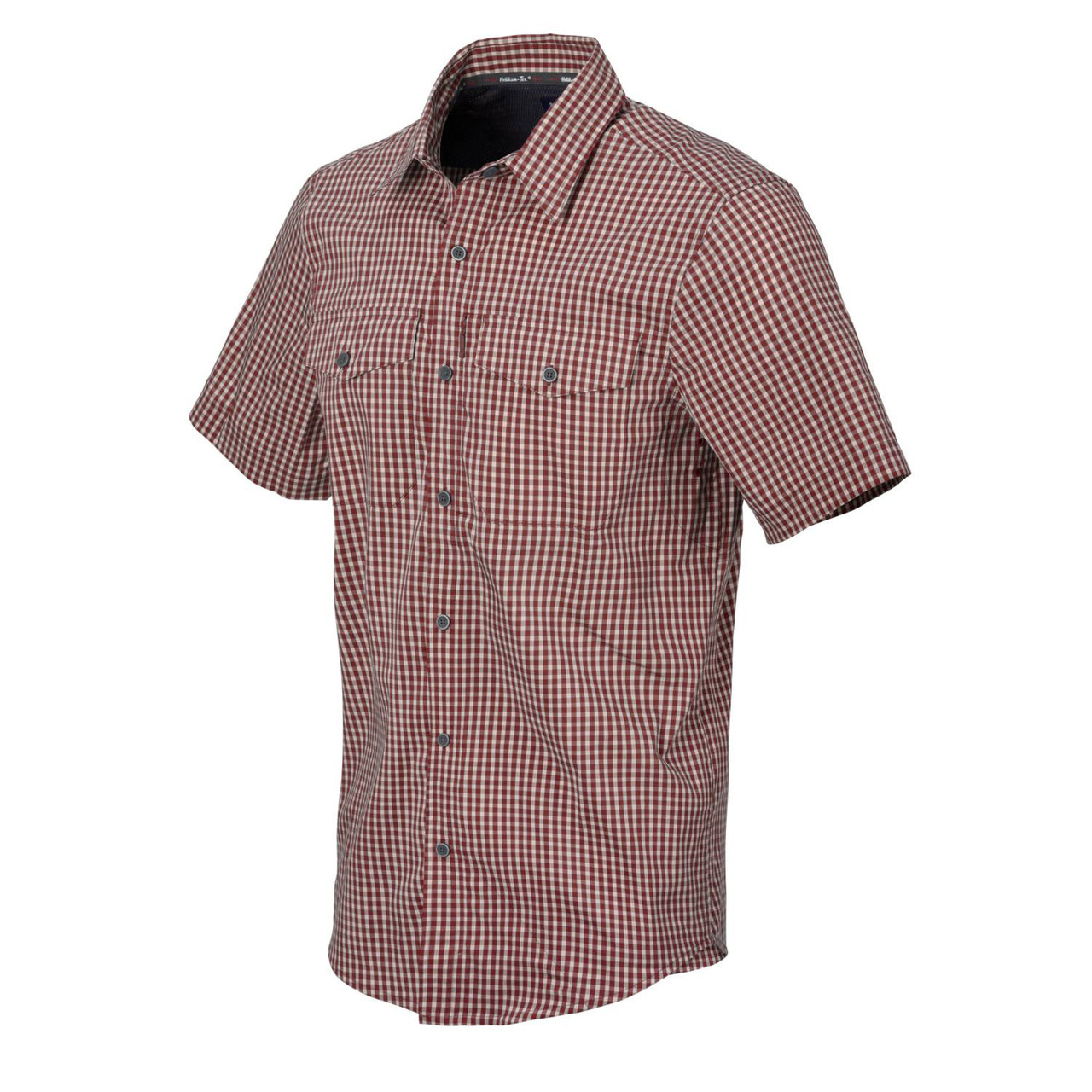 Рубашка с коротким рукавом Helikon-Tex® Covert Concealed Carry Short Sleeve Shirt - Dirt Red Checkered
