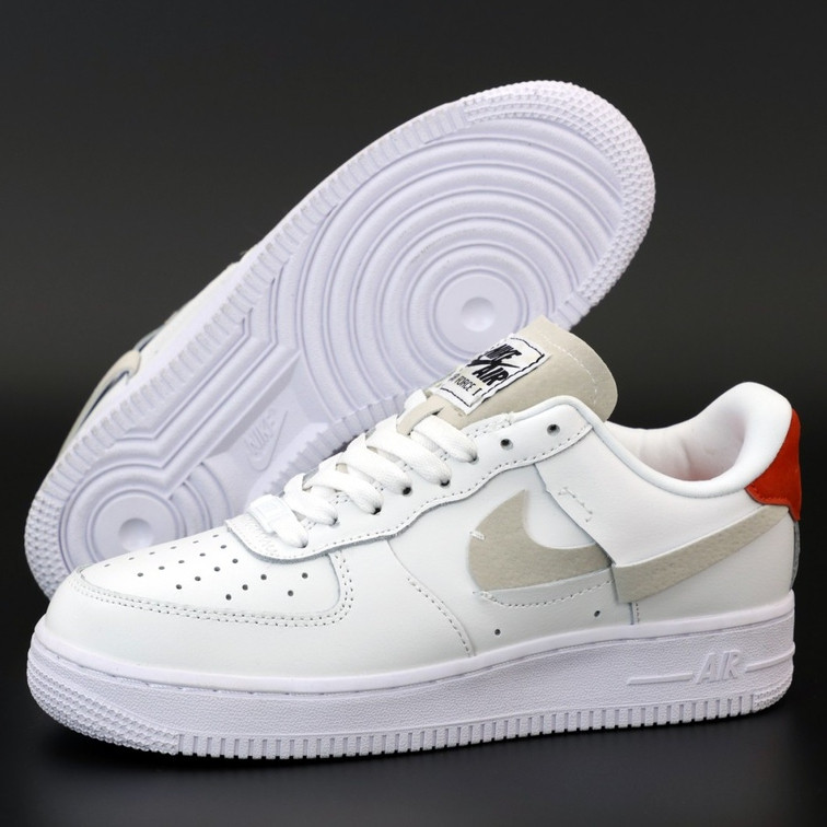 

Женские кроссовки в стиле Nike Air Force 1 Low, кожа, белый, Вьетнам (КД-4)м2