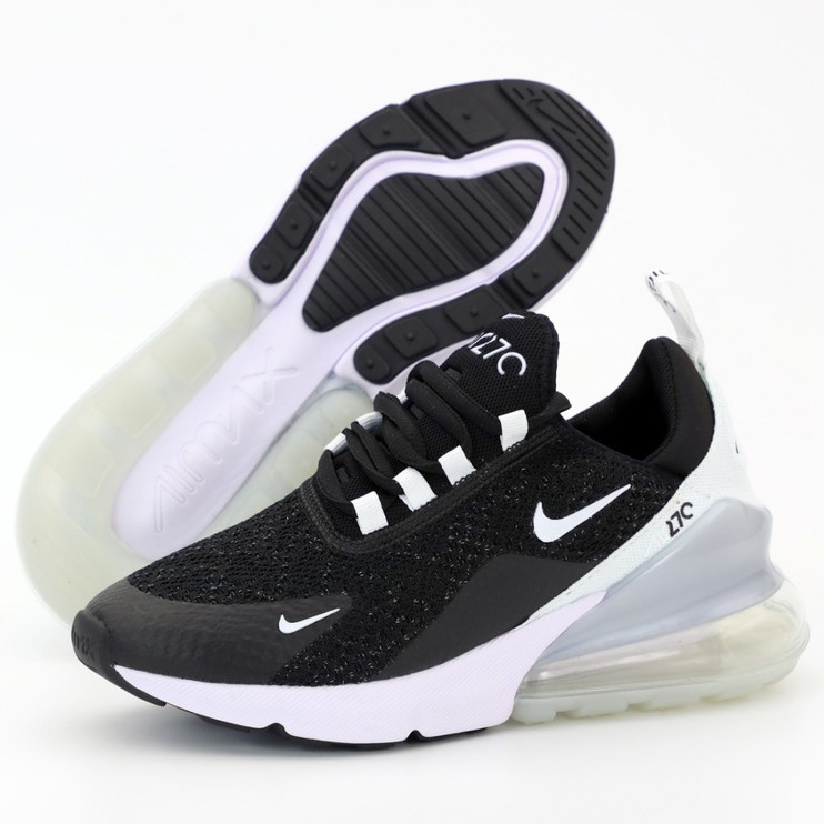 

Женские кроссовки в стиле Nike Air Max 270, черно-белый, Вьетнам 38 (КД-4)м2