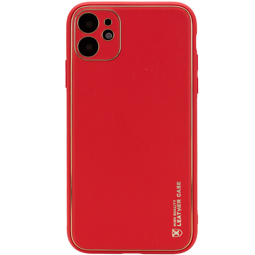 

Кожаный чехол Xshield для Apple iPhone 12 mini (5.4") Красный / Red