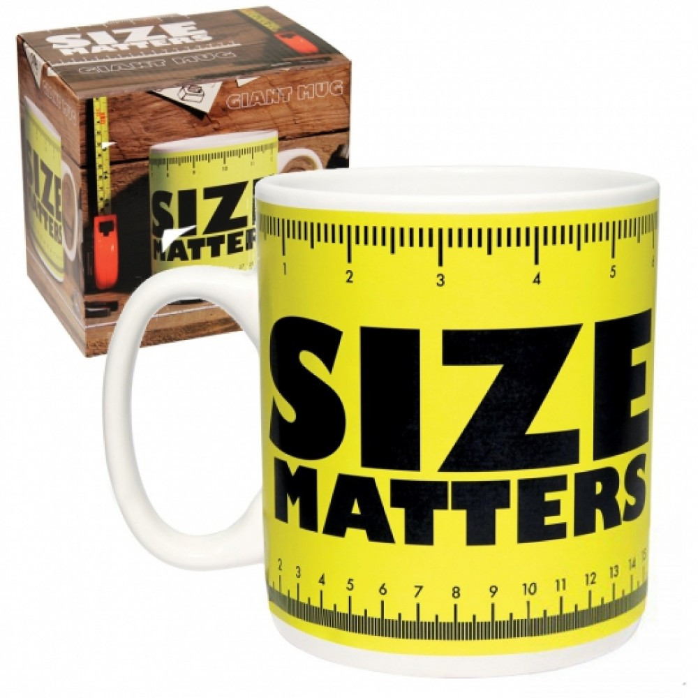 

Чашка гигант Size matters