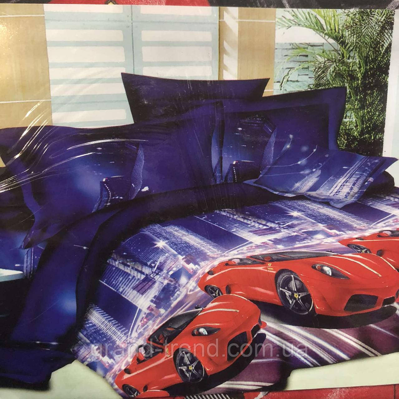 

3D Двуспальное детское постельное белье Ferrari